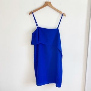 Amanda Uprichard Blue Mini Dress